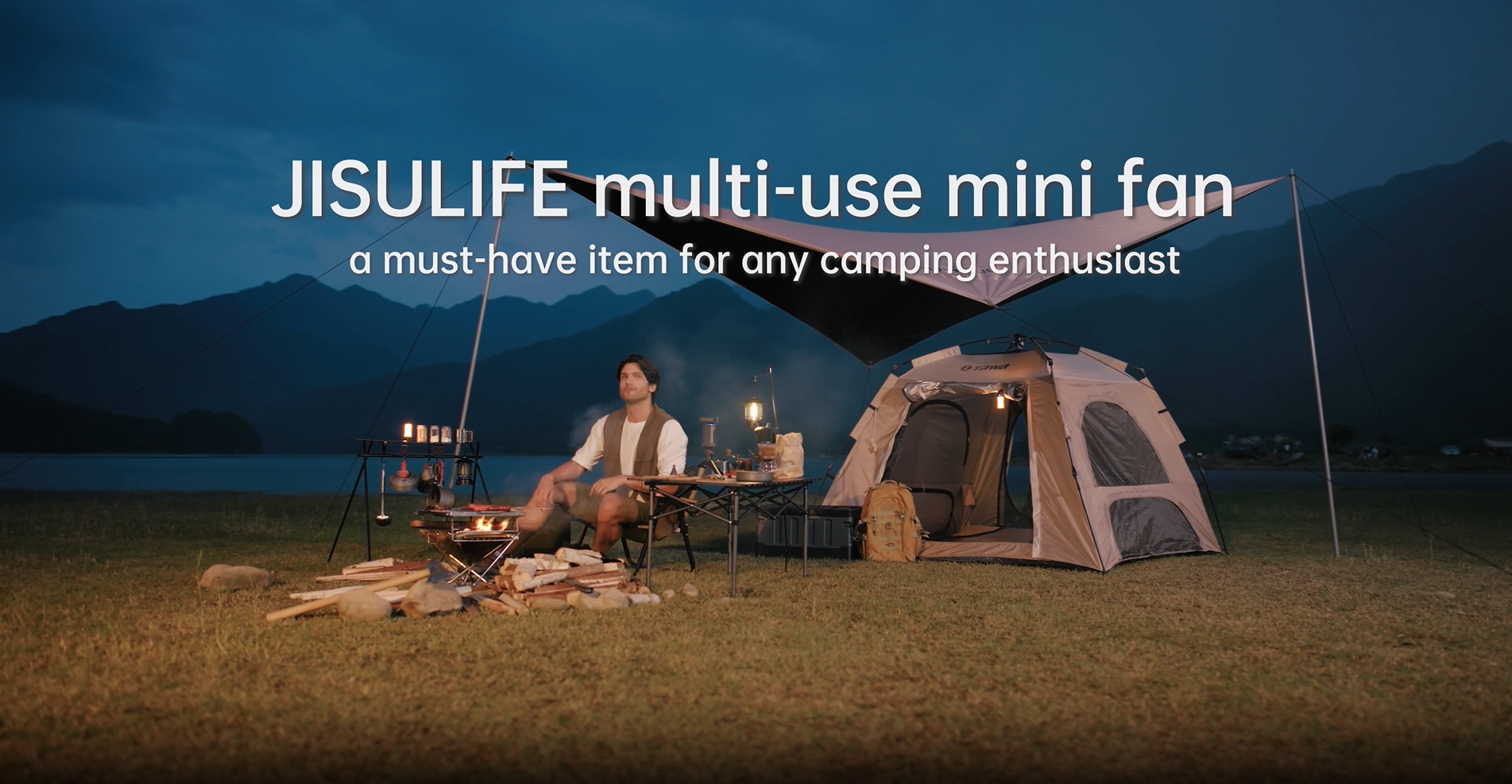 Watch JISULIFE FA55 Portable Fan with Strong Wind on Amazon Live